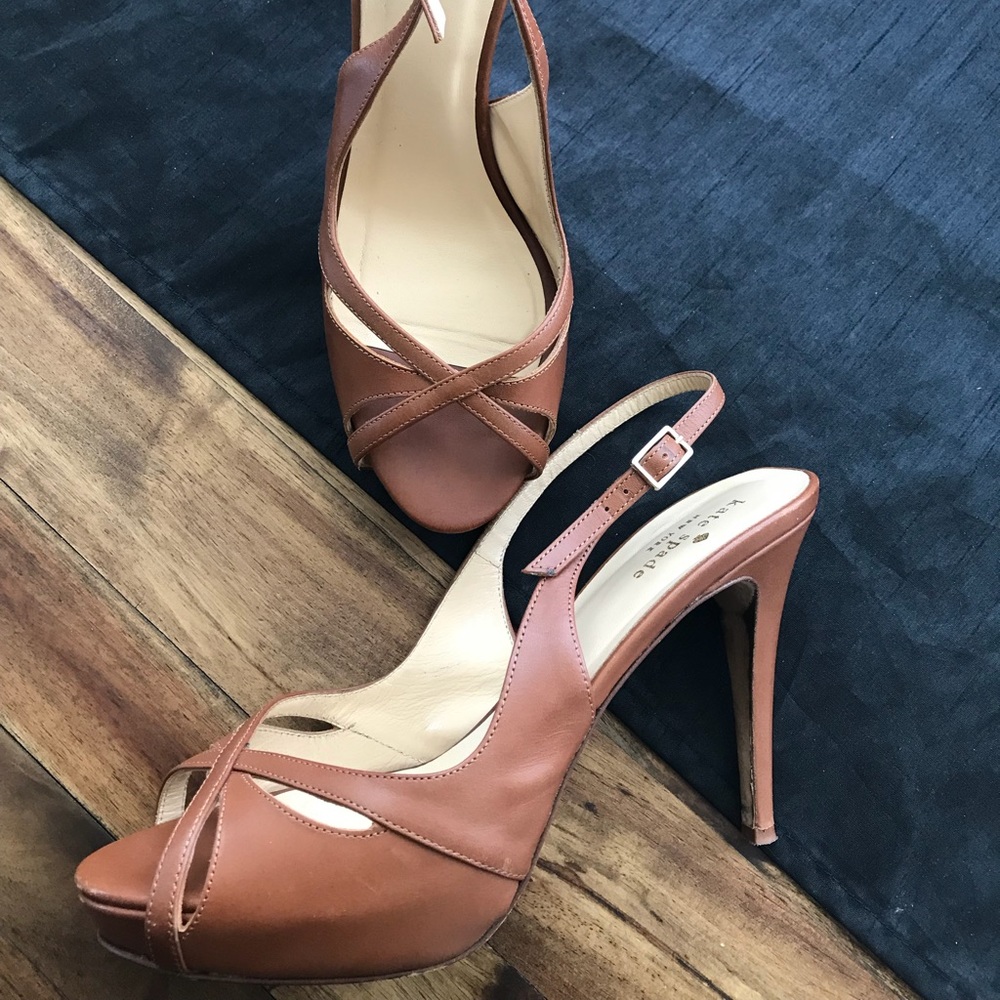 Kate Spade Gemma Slingback Platform Heels